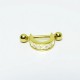 Piercing de Orelha Helix Dourado - 6ORE449