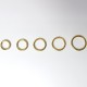 Piercing Argola 1.0mm Segmento Articulado em Titânio PVD GOLD - 6ORE577