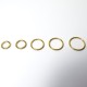 Piercing Argola 1.2mm Segmento Articulado em Titânio PVD GOLD - 6ORE578