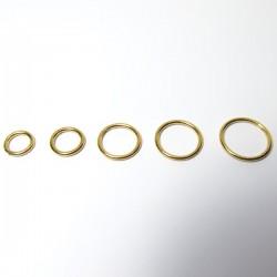 Piercing Argola 1.2mm Segmento Articulado em Titânio PVD GOLD - 6ORE578