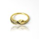 Piercing de Orelha - Serpente Conch Clicker em Aço PVD Gold - 6ORE635