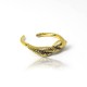 Piercing de Orelha - Serpente Conch Clicker em Aço PVD Gold - 6ORE635