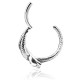 Piercing de Orelha - Serpente Conch Clicker em Aço - 6ORE733