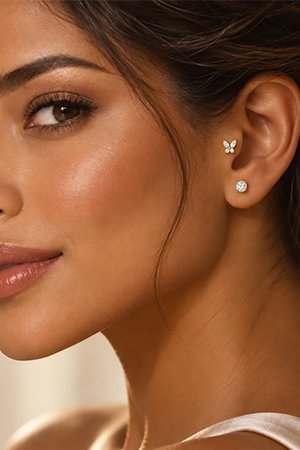 Piercings de Tragus Piercing para tragus em aço cirúrgico